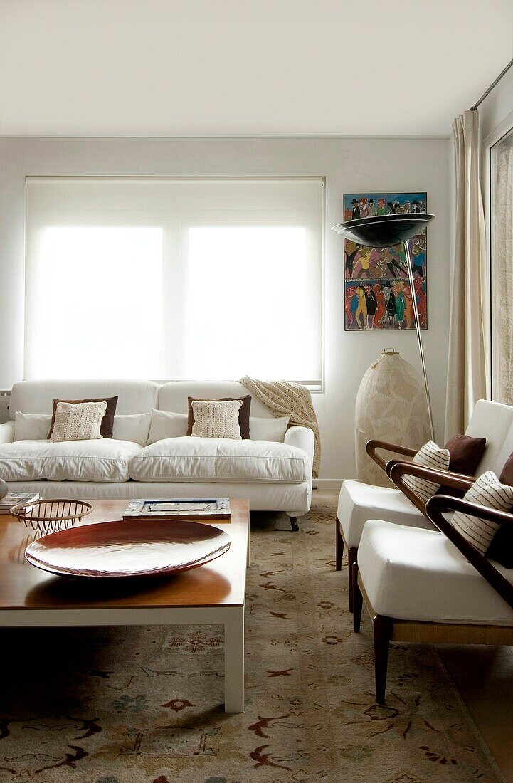 Modern living room, Nunez, Buenos Aires, Argentina