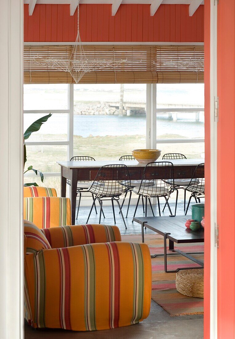 Uruguay, Manantiales, beach house interior