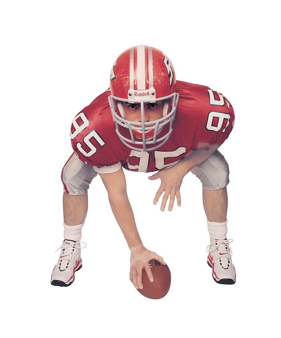 American football player, X-ray