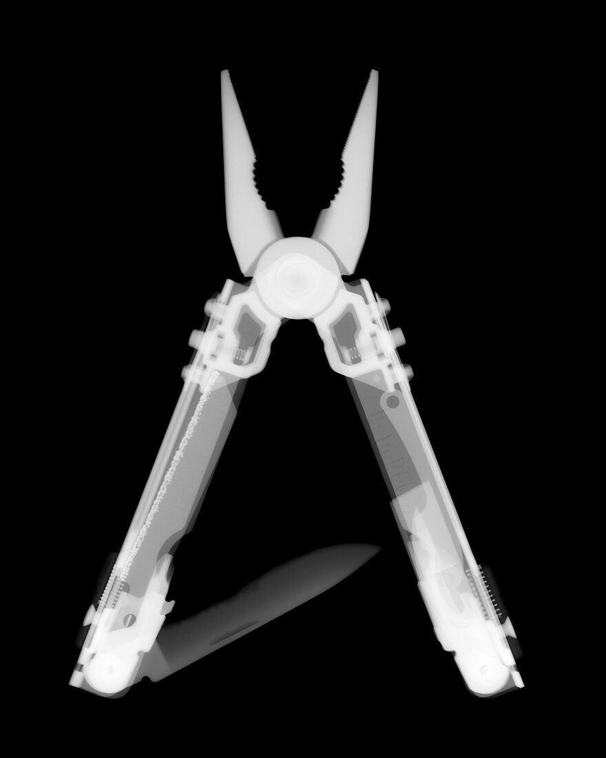 Multi-tool knife, X-ray