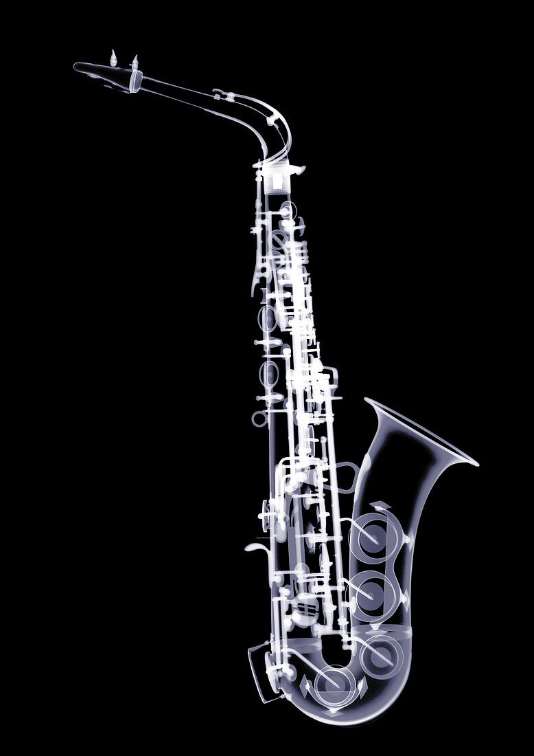 Saxophone, X-ray
