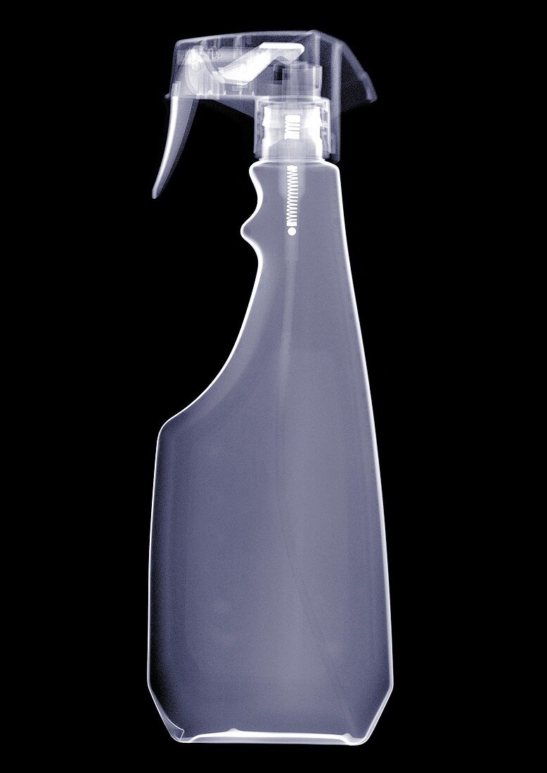 Spray bottle, X-ray