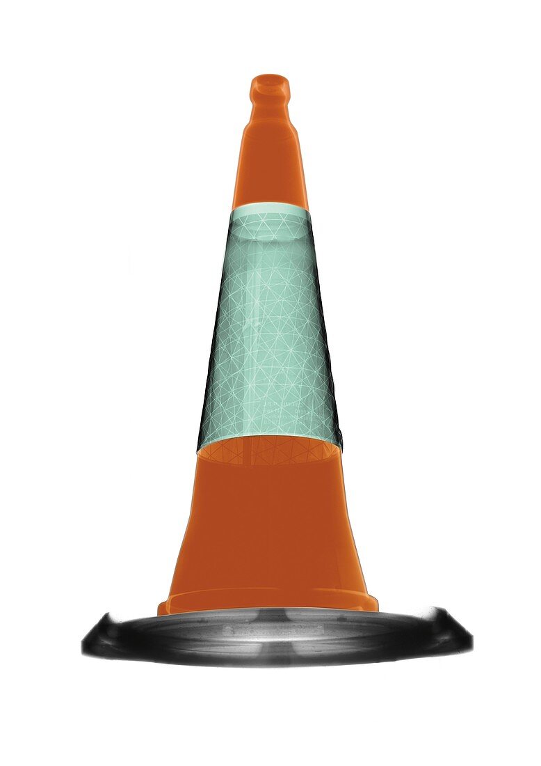 Traffic cone, X-ray