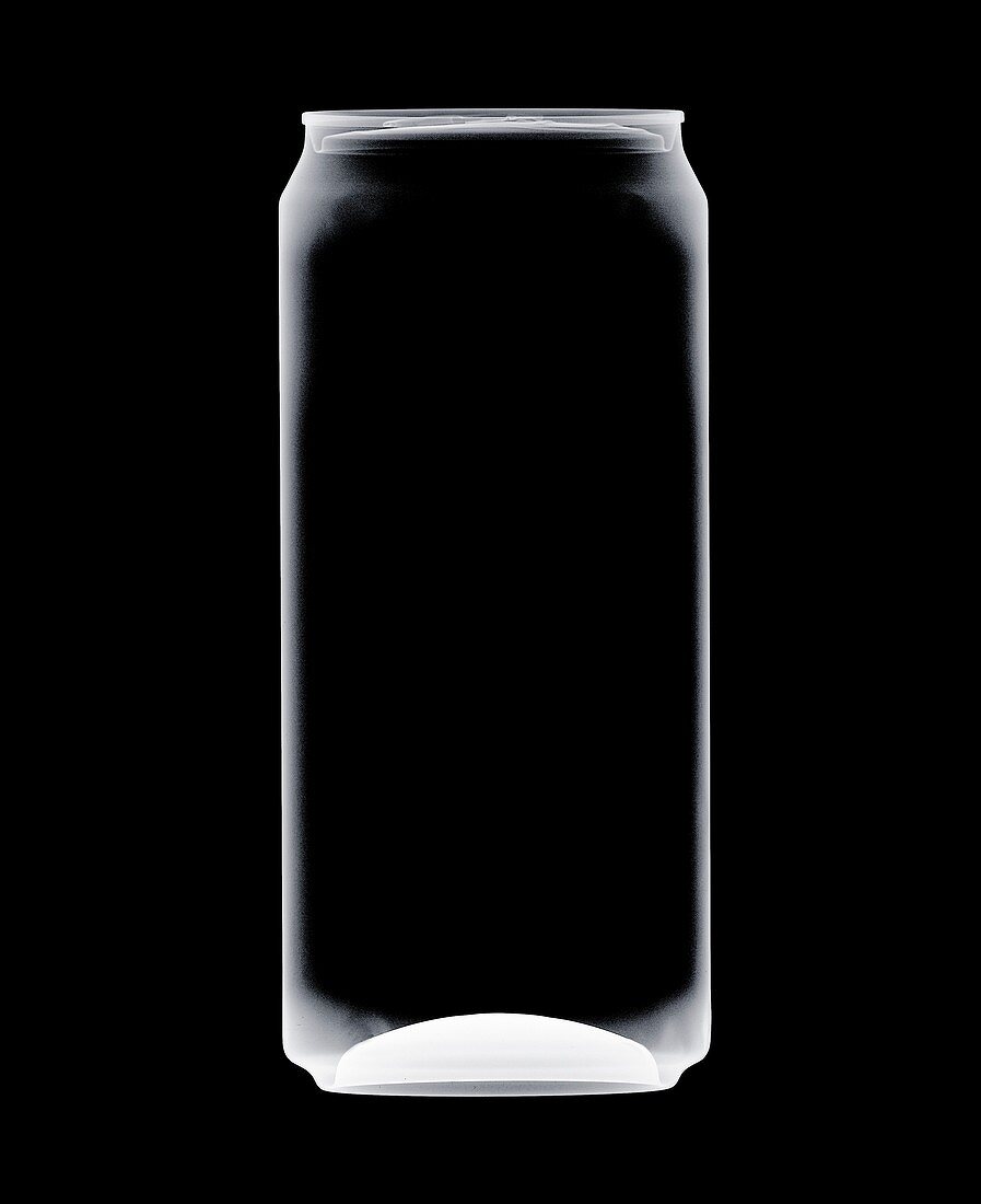 Can of drink, X-ray