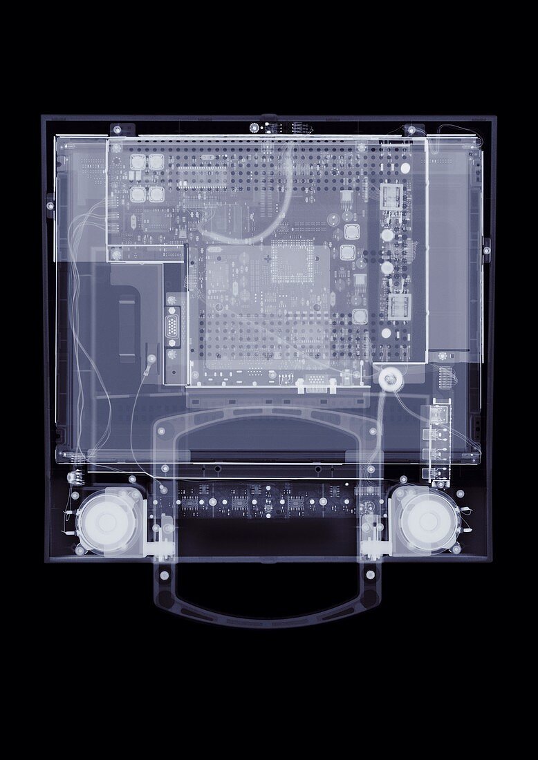 Flat screen computer monitor, X-ray