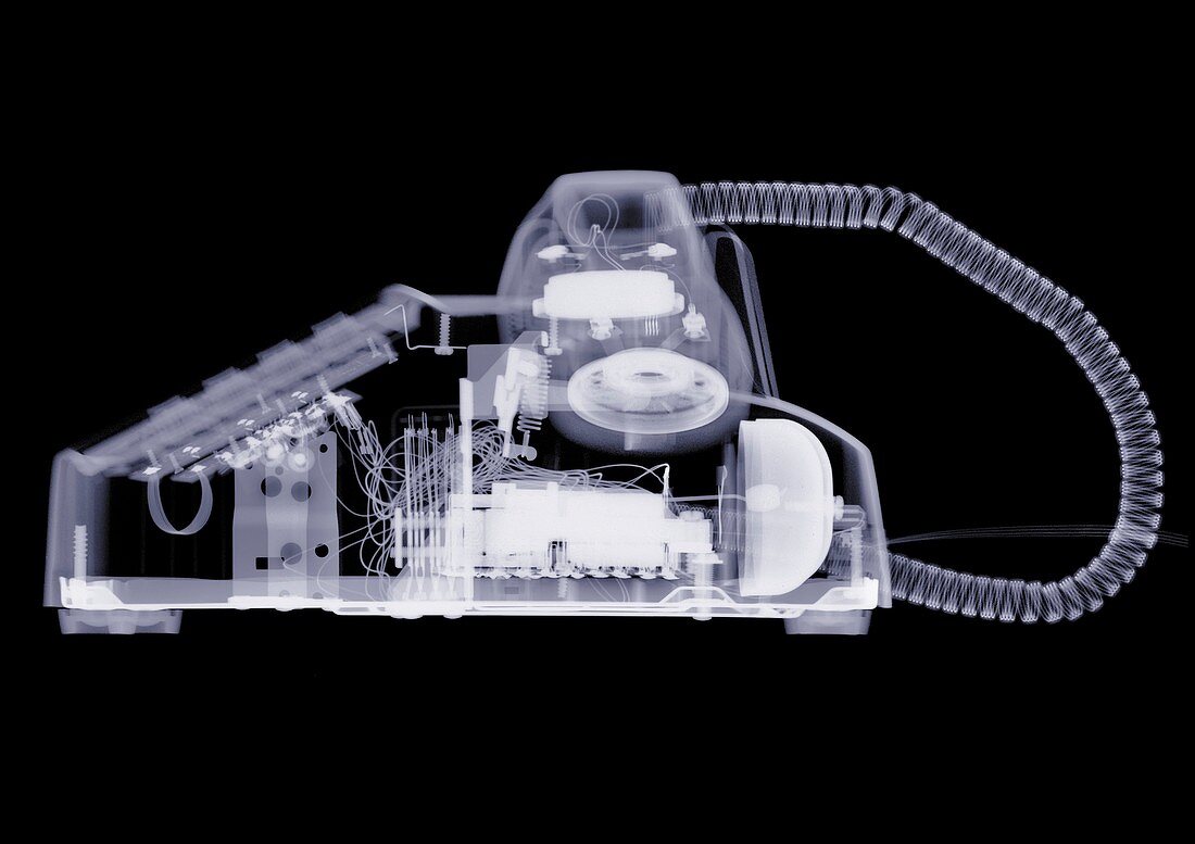 Corded telephone, X-ray