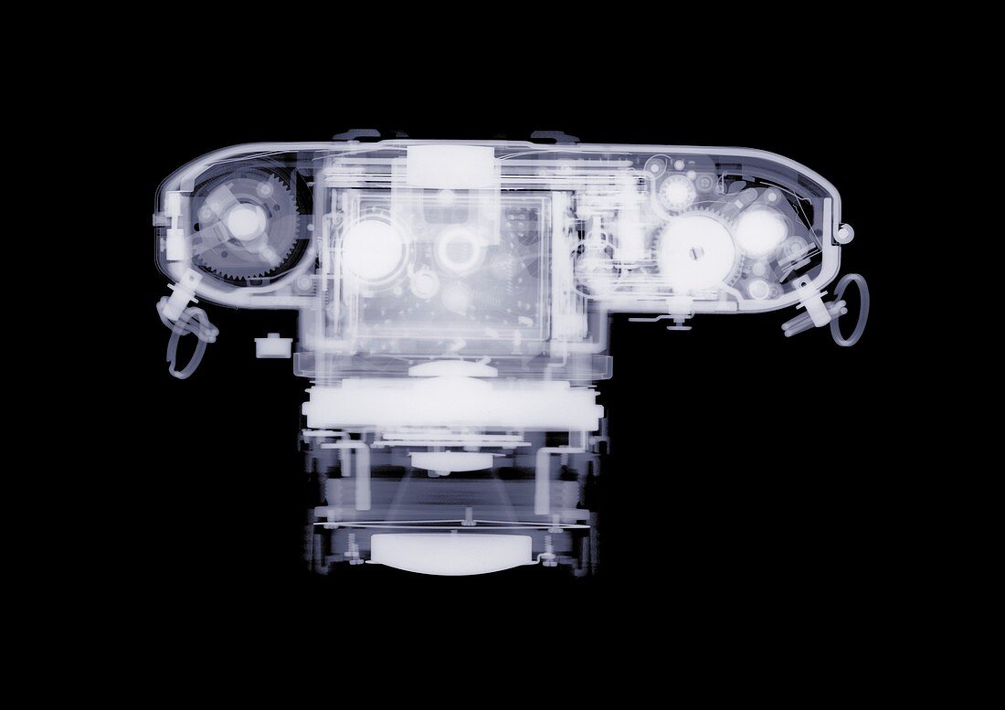 35mm camera from above, X-ray