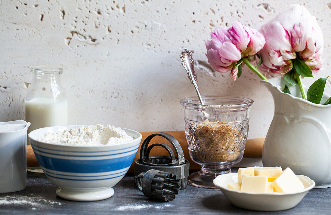 Ingredients for baking