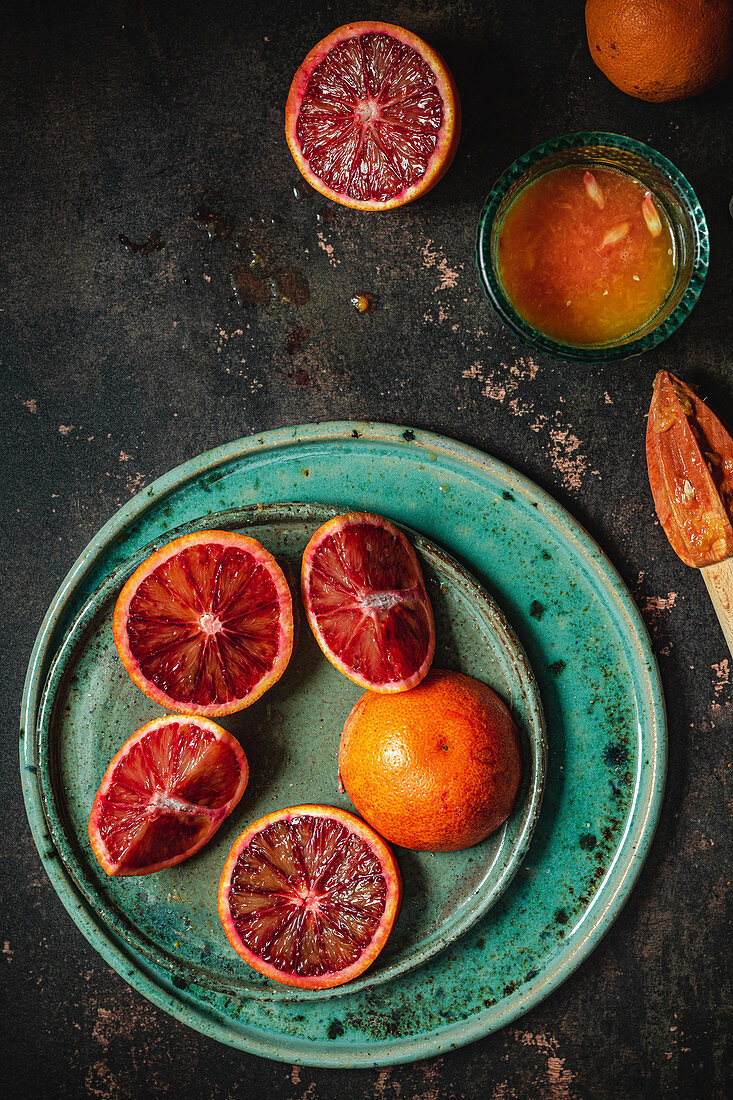 Moro blood oranges