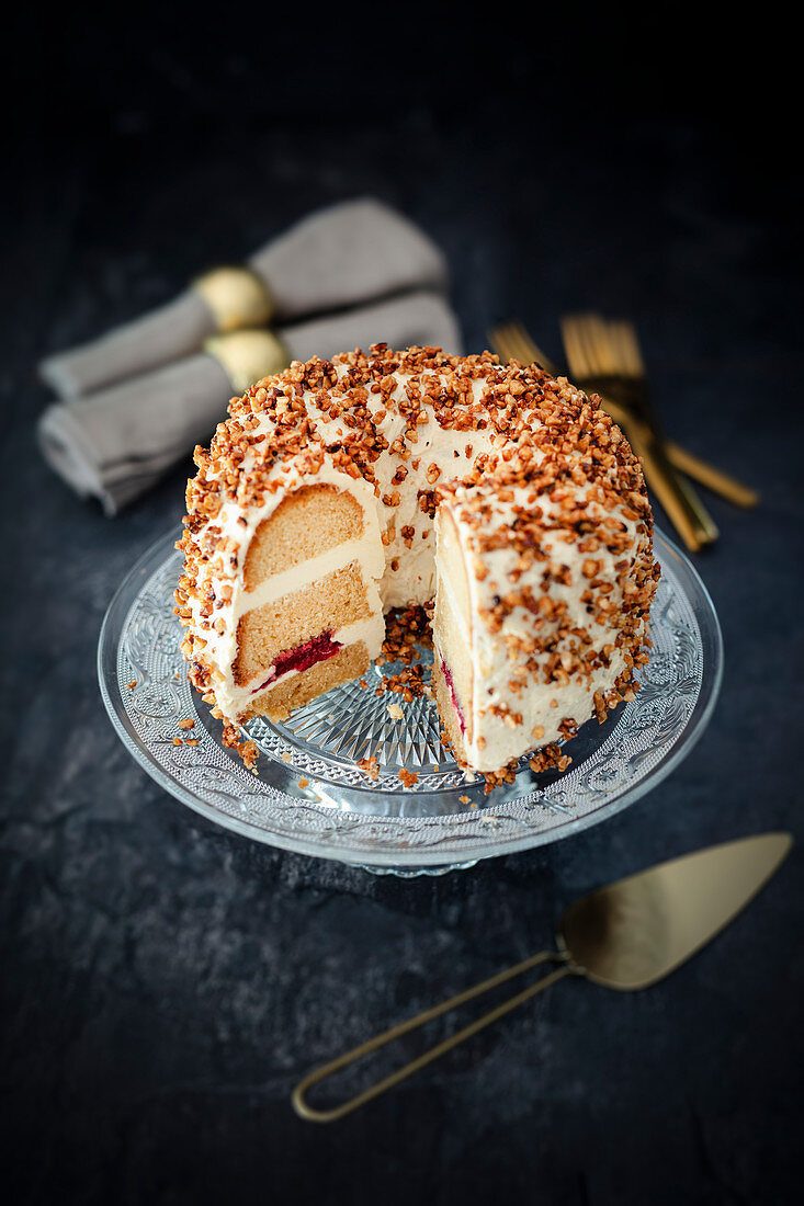 Frankfurter Kranz, angeschnitten