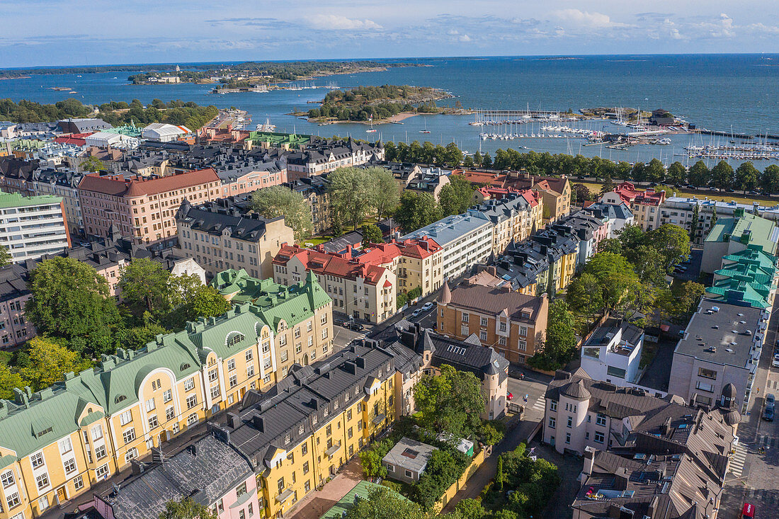 Stadtteil Eira - Ullanlinna, Helsinki, Finnland