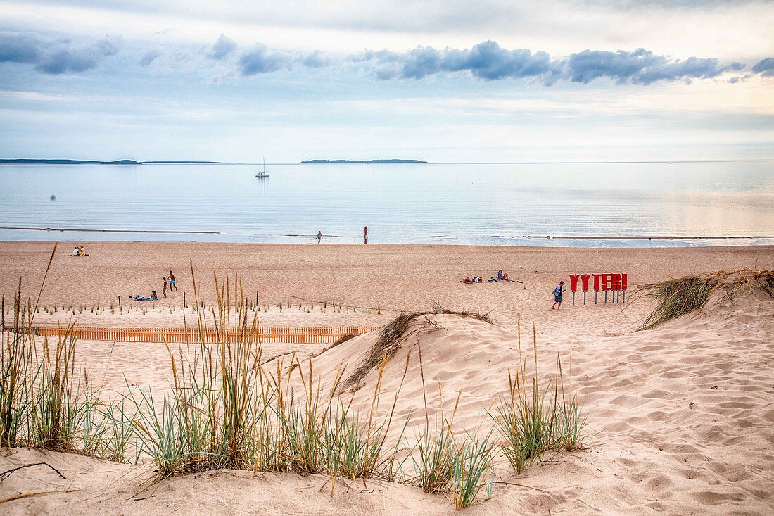 Dunes and the sea, Yyiteri beach, Varsinais-Suomi, west coast of Finland