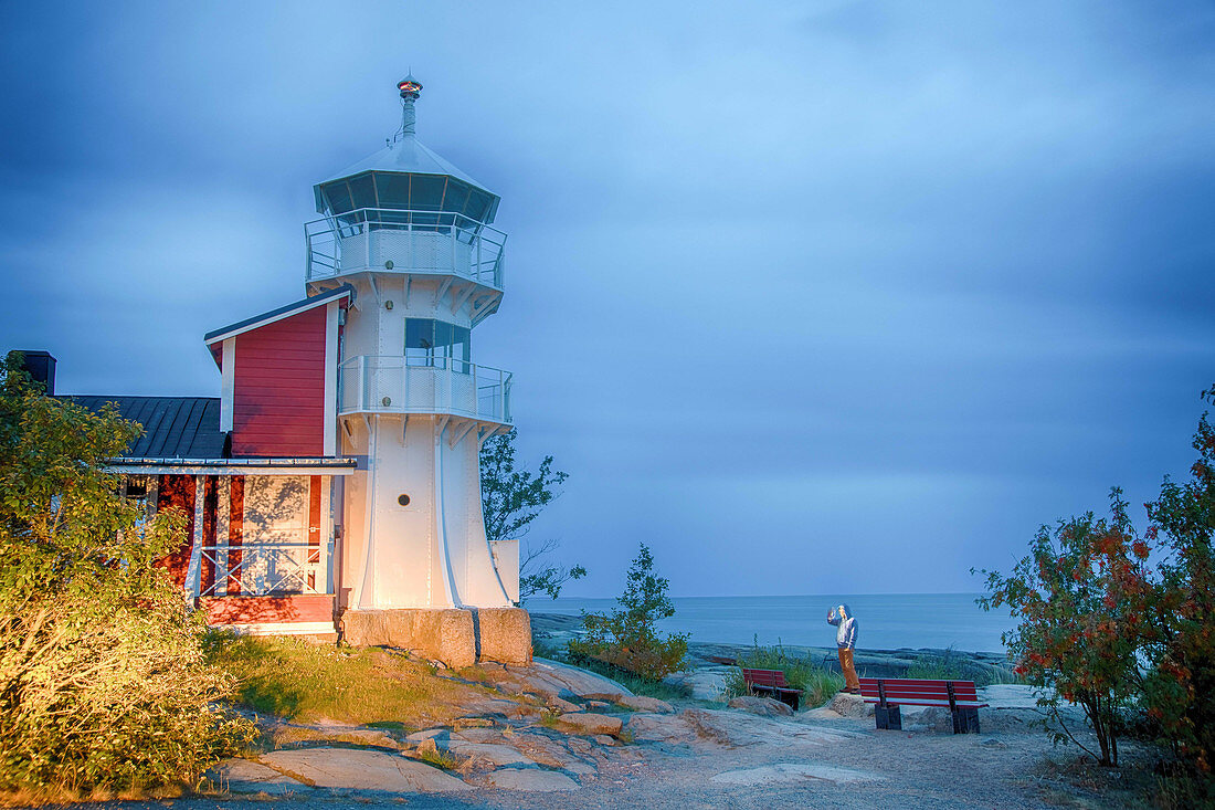 Kallo lighthouse, Pori, Varsinais-Suomi, west coast of Finland