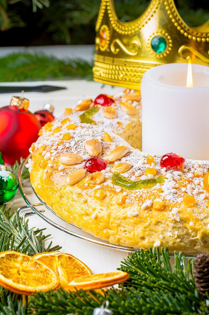 Roscon de Reyes - Spanish Epiphany Cake
