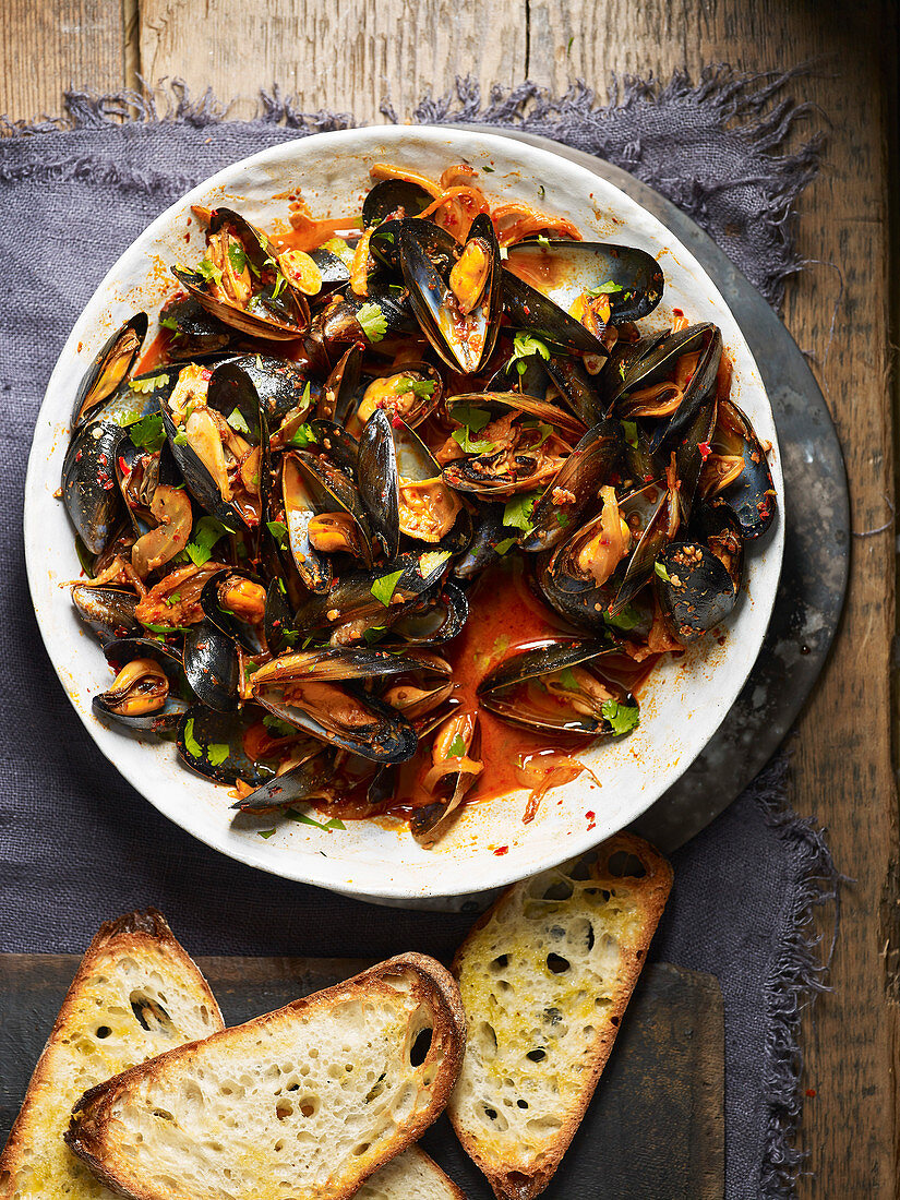 ’Nduja mussels