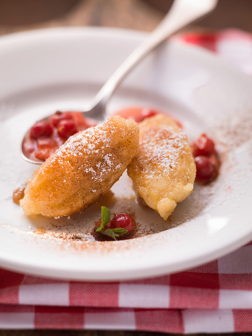 Sweet gnocchi with currants (Italy)