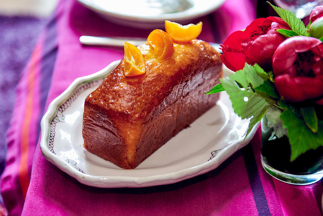 Orange cake for brunch