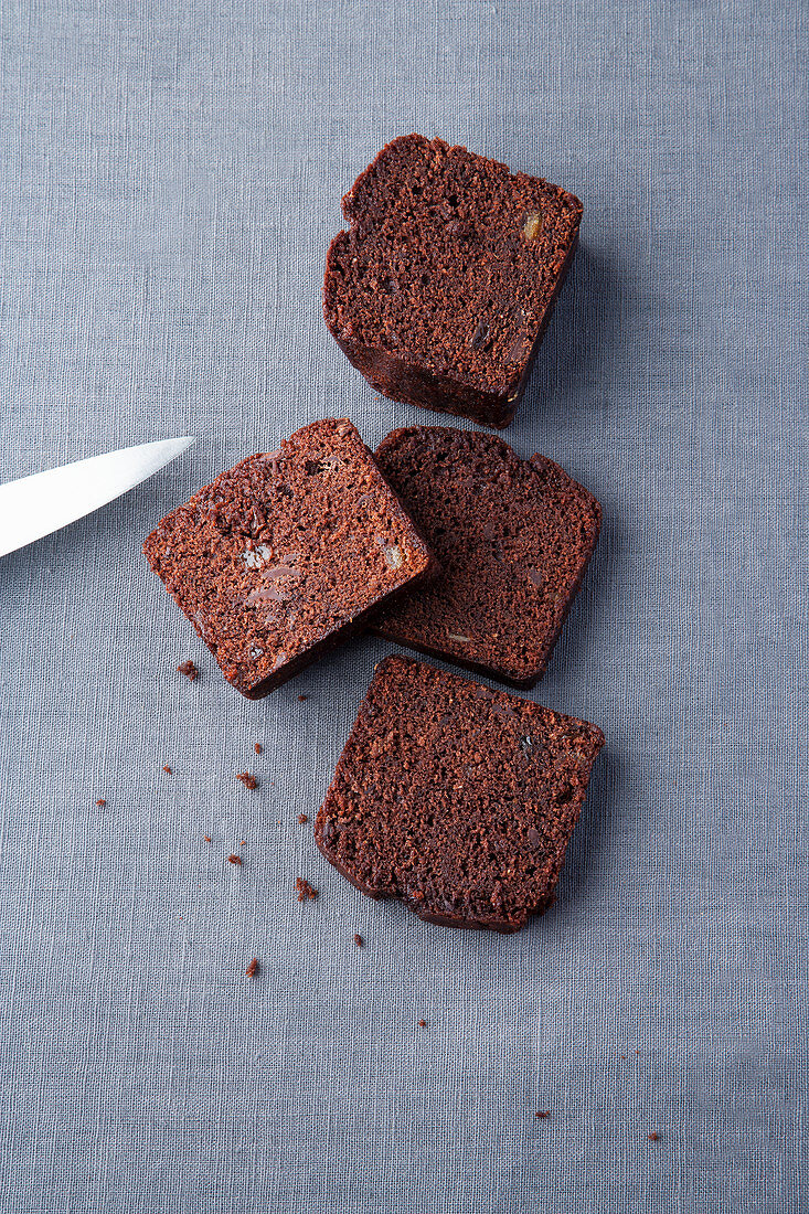 Schokoladen-Ingwer-Cake mit Zitronengras