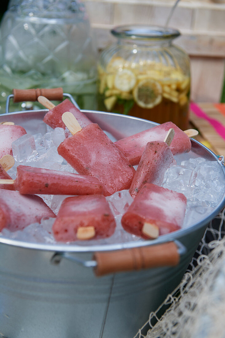 Watermellon popsicles