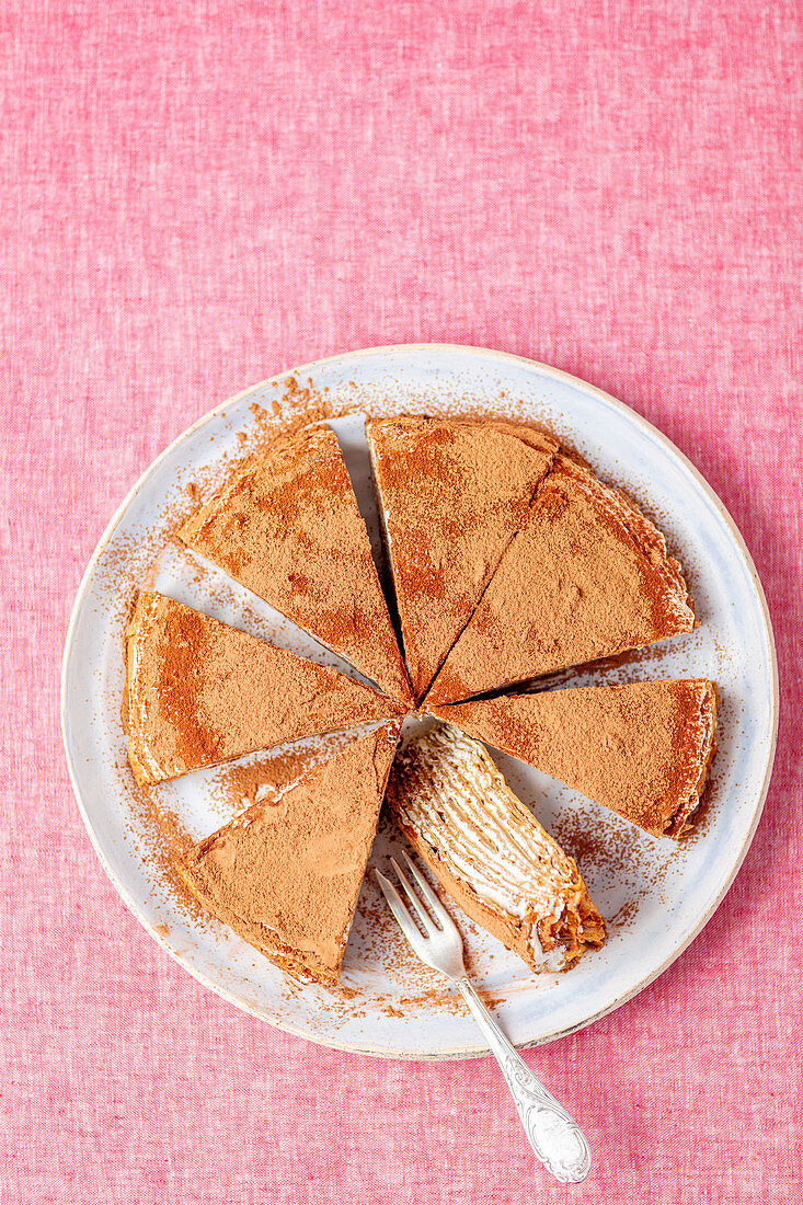 Pancake tiramisu cake
