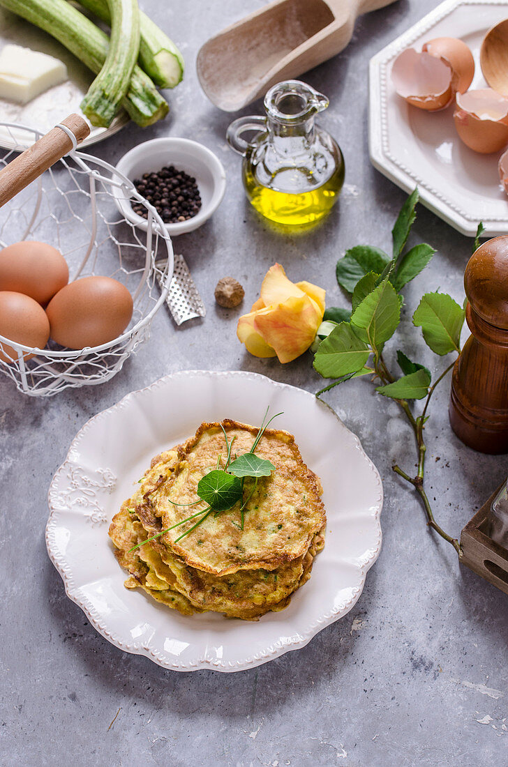 Zucchini-Pancakes