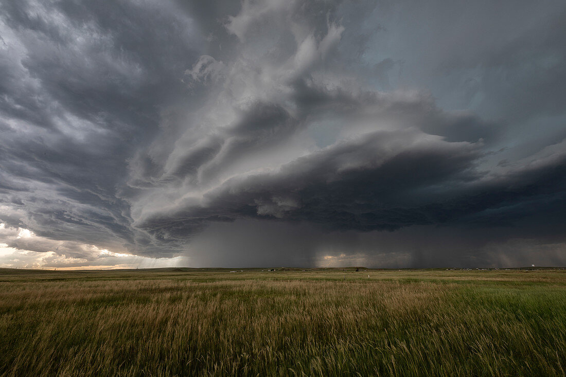 Supercell thunderstorm, Wyoming, USA