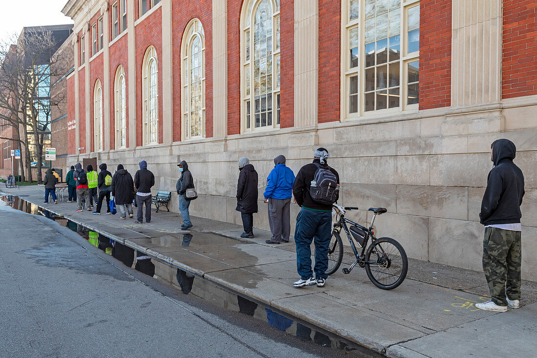 Feeding the homeless during Covid-19 outbreak