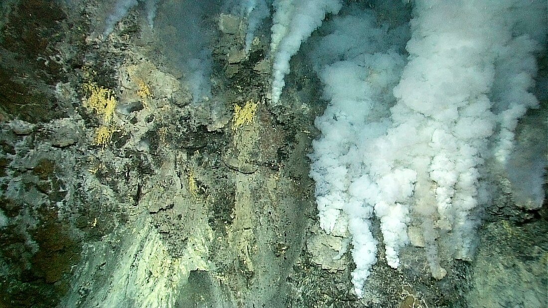Hydrothermal vent, Kawio Barat submarine volcano, Indonesia