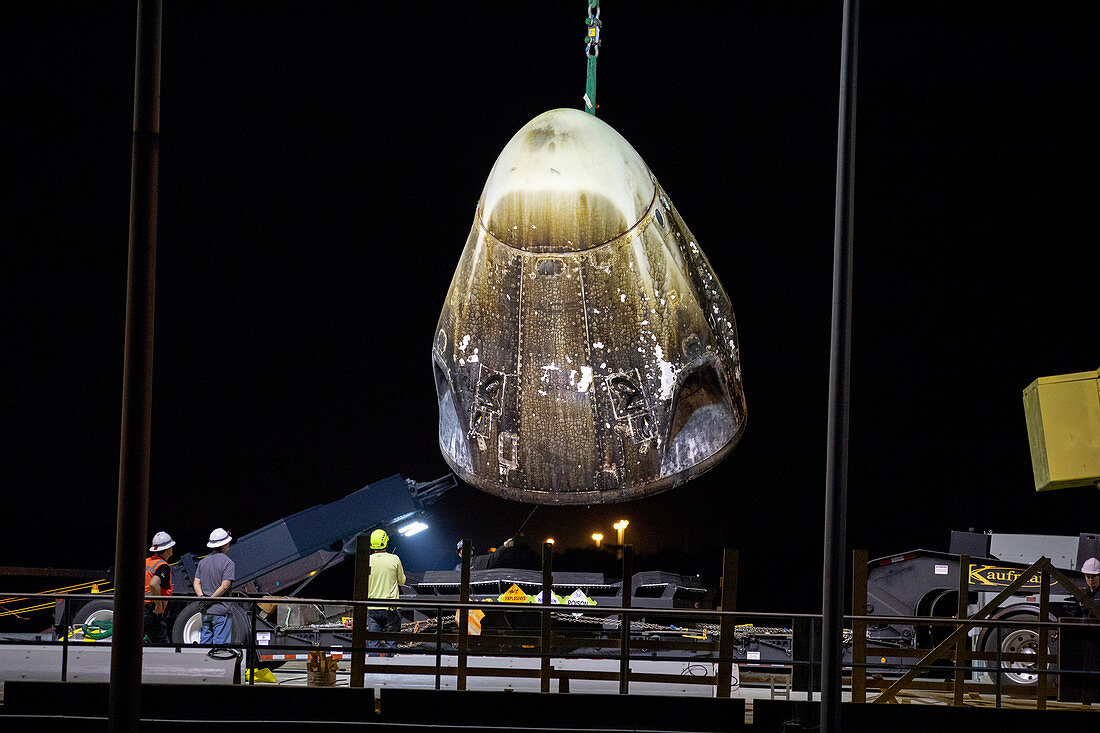 SpaceX Demo-1 Crew Dragon capsule