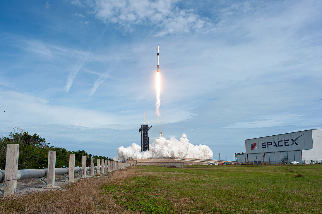 SpaceX Crew Dragon in-flight abort test launch