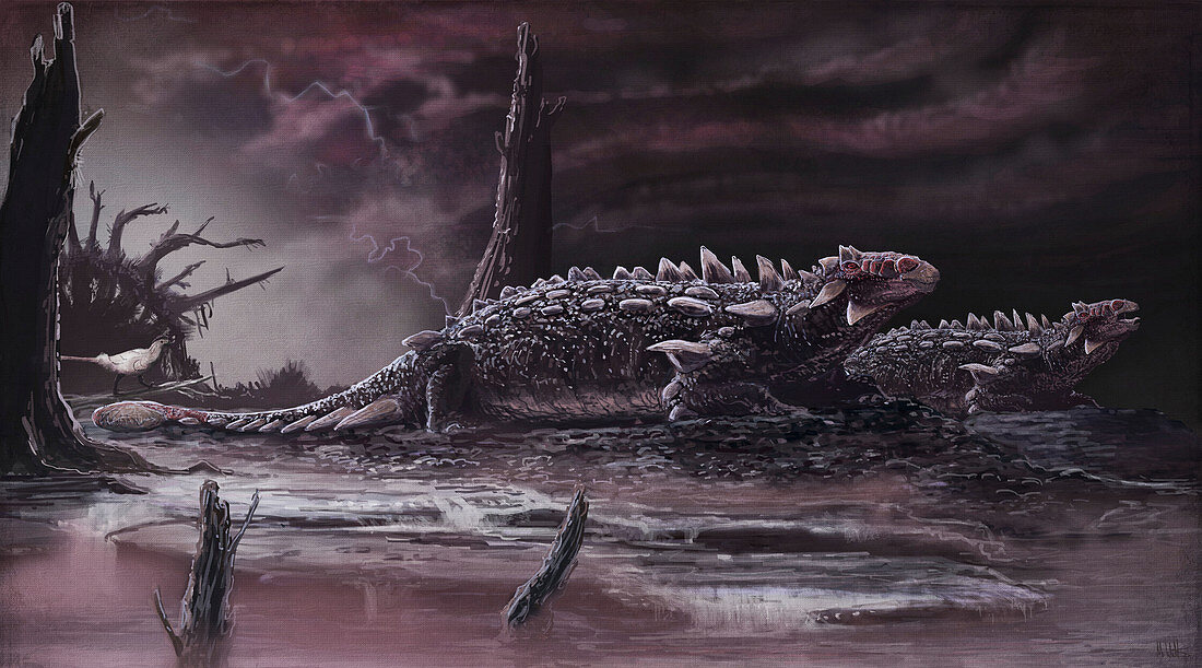Zuul dinosaurs, illustration