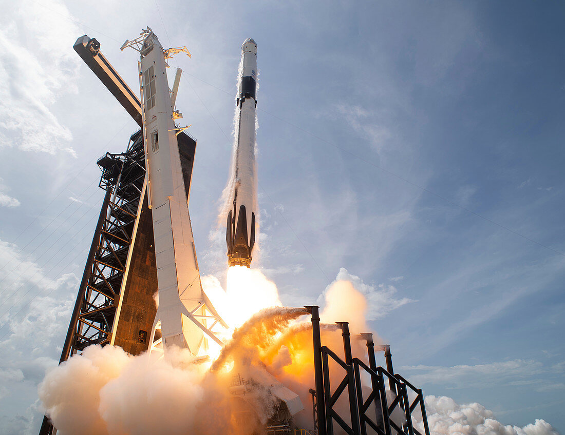 SpaceX Demo-2 liftoff