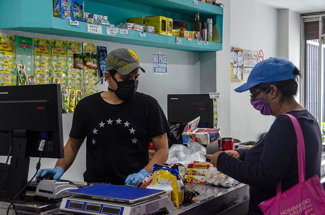 Supermarket shopping during Covid-19 outbreak