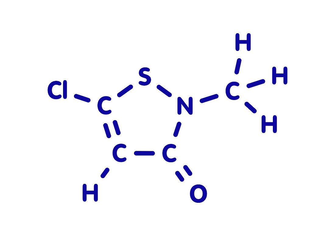 Methylchloroisothiazolinone preservative molecule