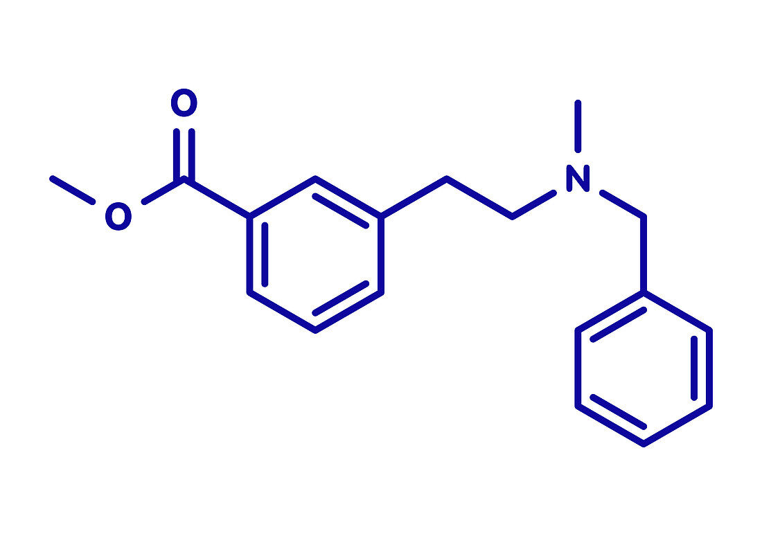 PRL-8-53 nootropic research chemical molecule, illustration