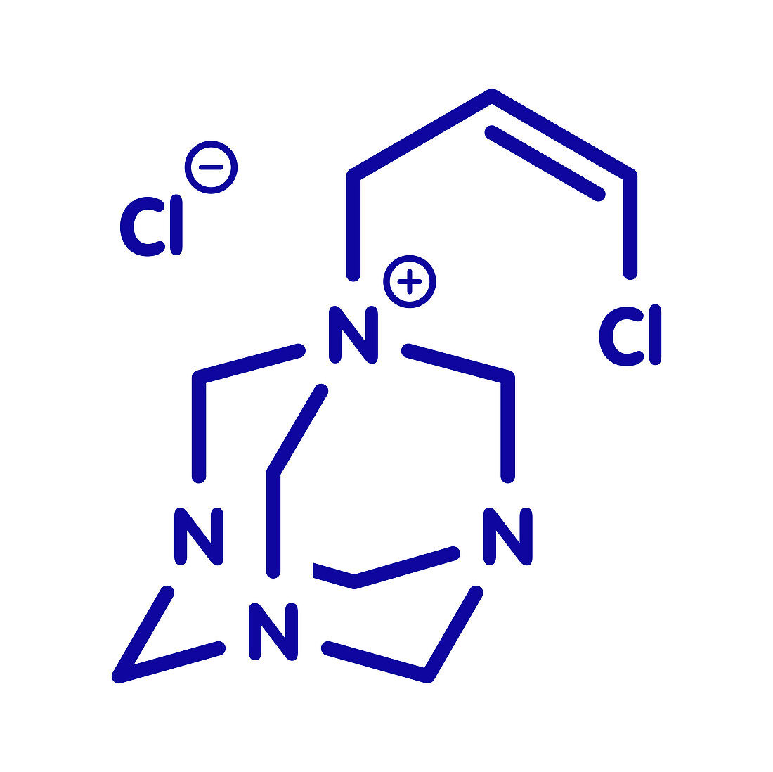 Quaternium-15 surfactant and preservative molecule