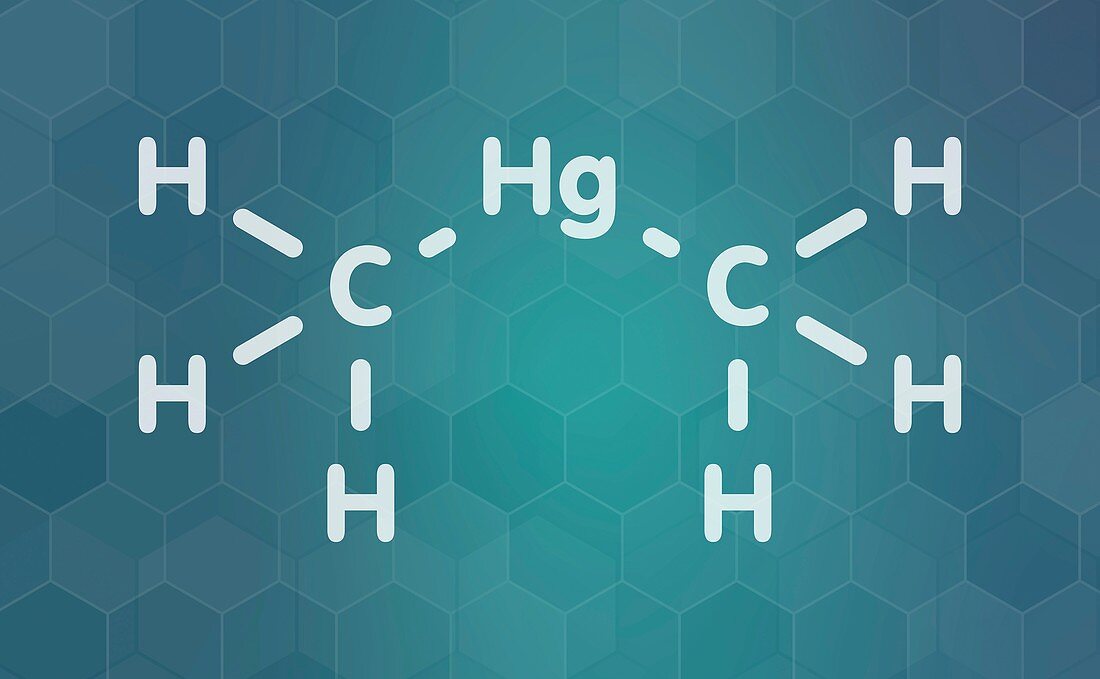 Dimethylmercury, illustration