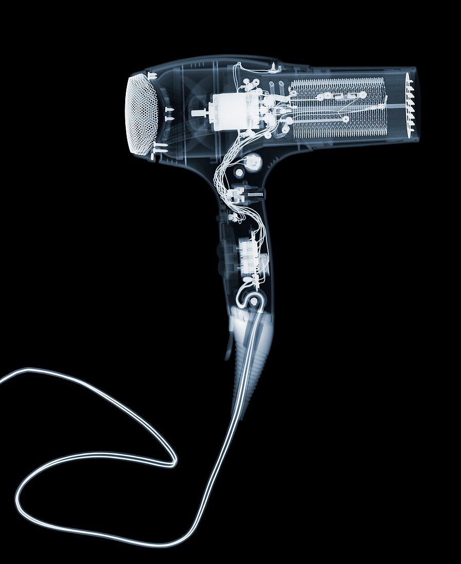 Hairdryer, X-ray