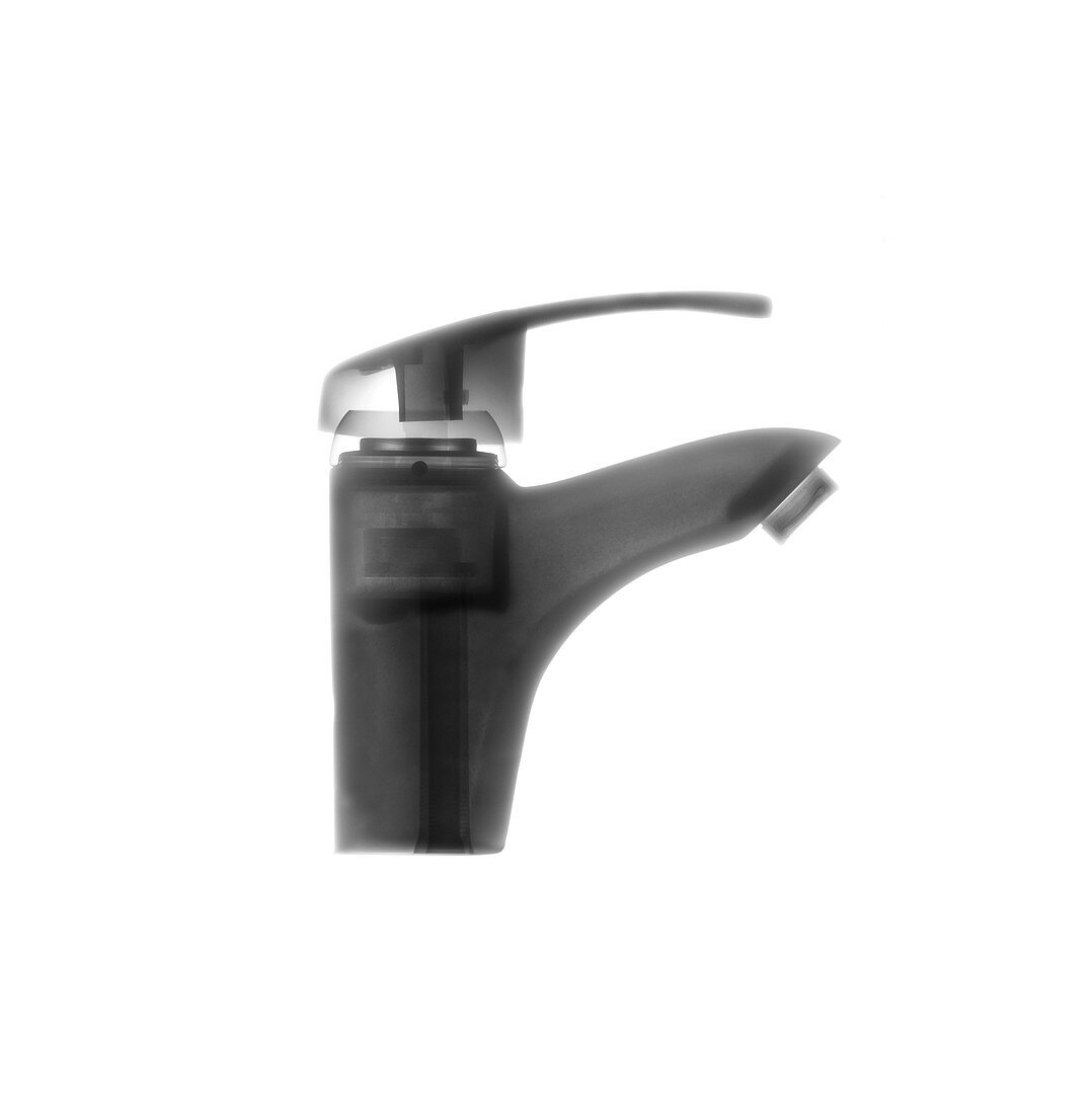 Single lever bathroom tap, X-ray