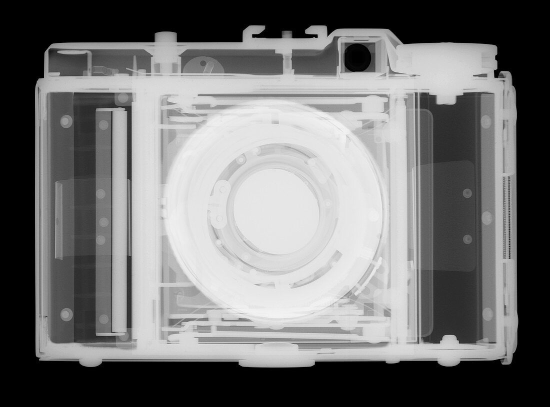 Medium format range finder camera, X-ray