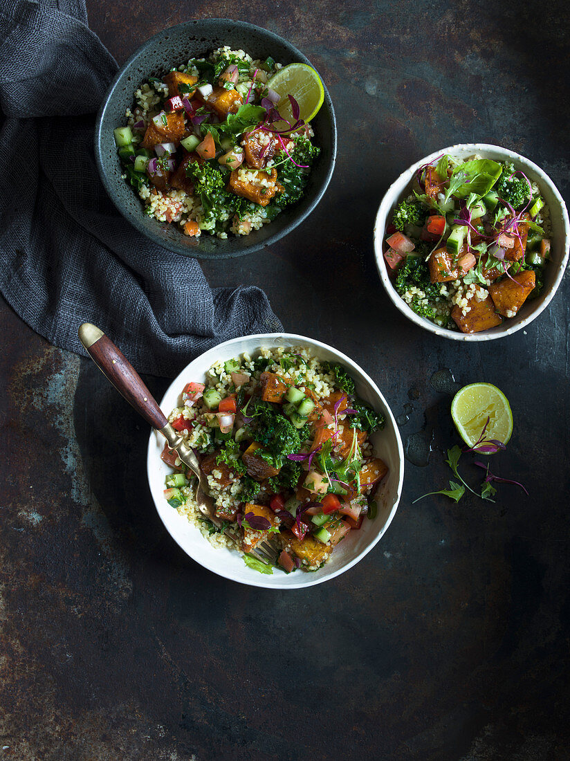 Kale and Quinoa Tabbouleh