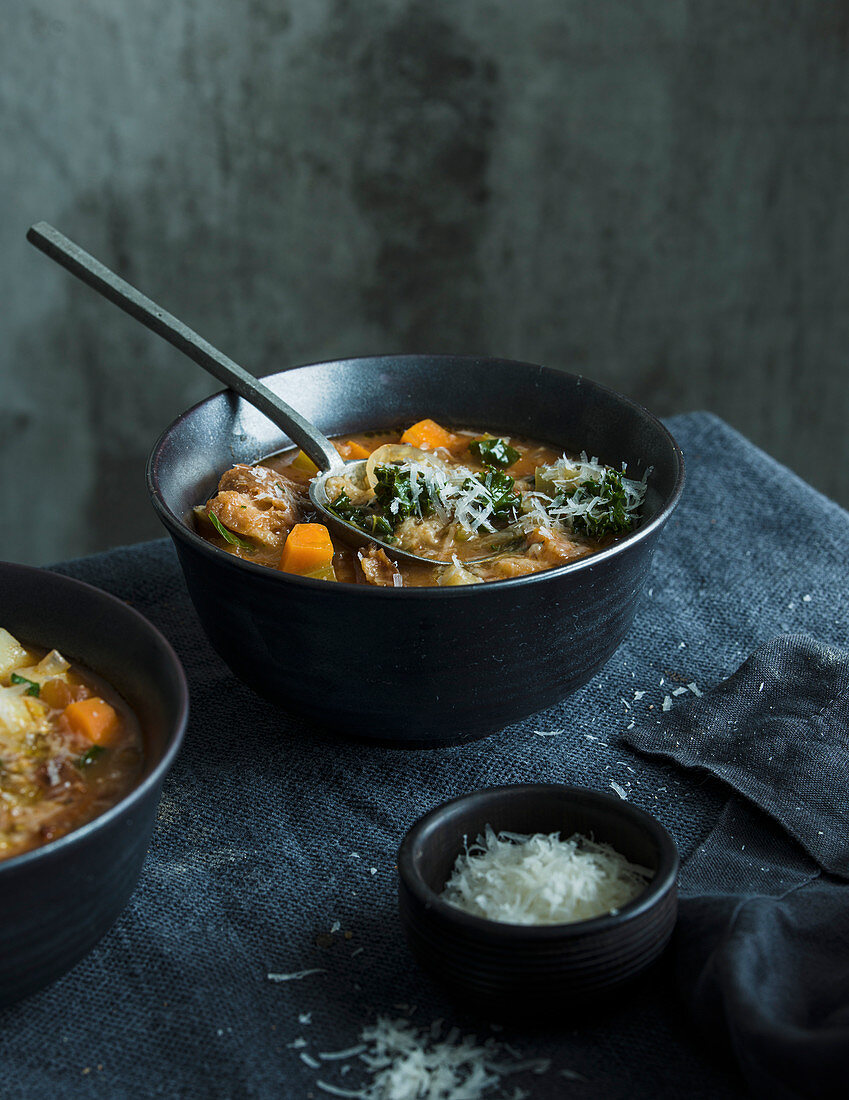 Ribollita (Gemüsesuppe, Toskana)