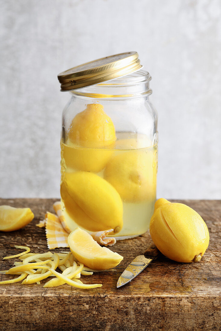 Homemade Preserved Lemons