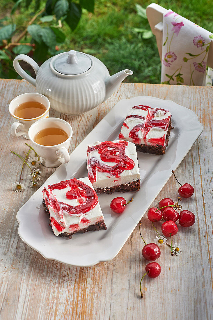 Cherry brownies