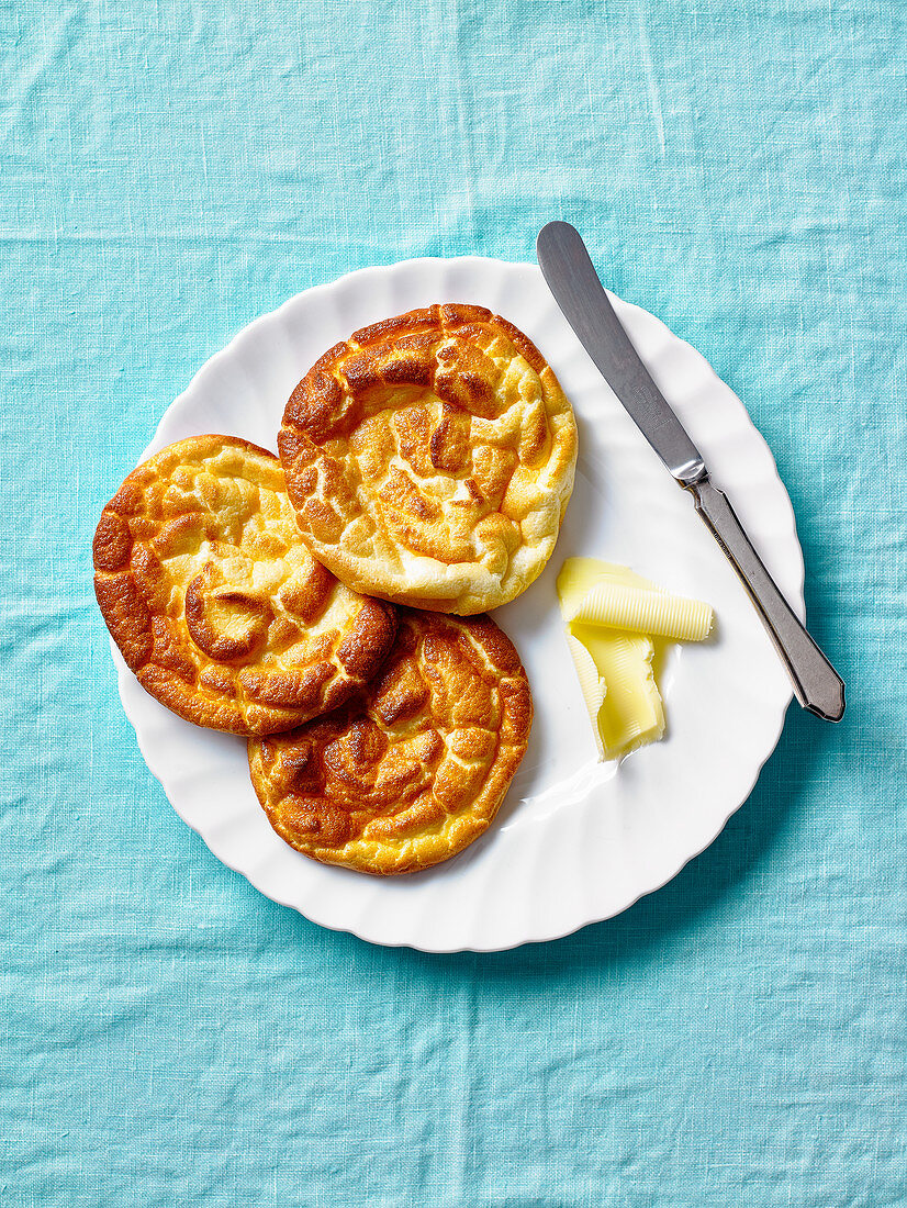 Cloud bread (Kohlehydratfreie Fladenbrötchen)