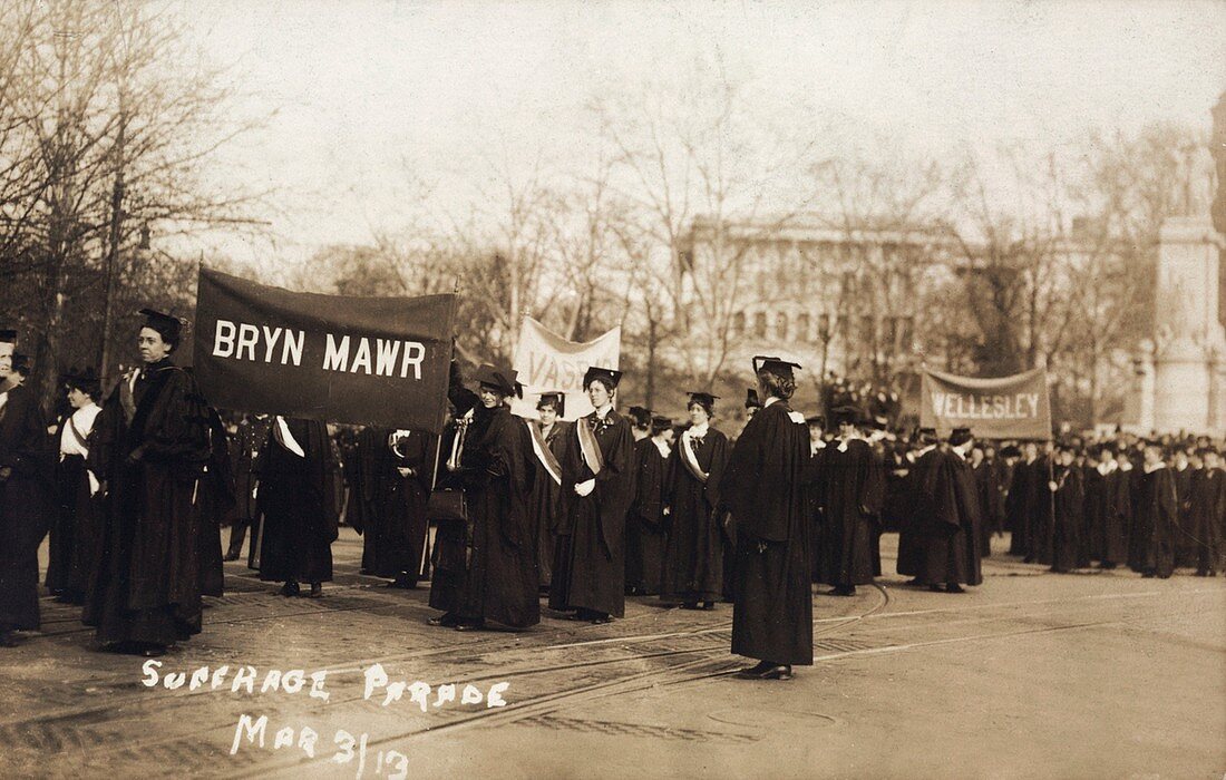 Woman Suffrage Procession, USA, 1913