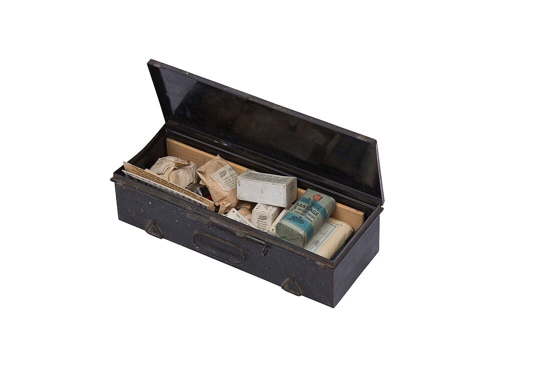 British military first aid box, 20th century