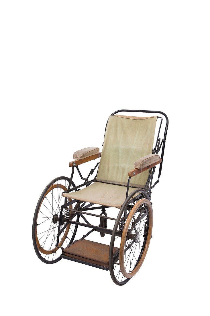 Antique wheelchair