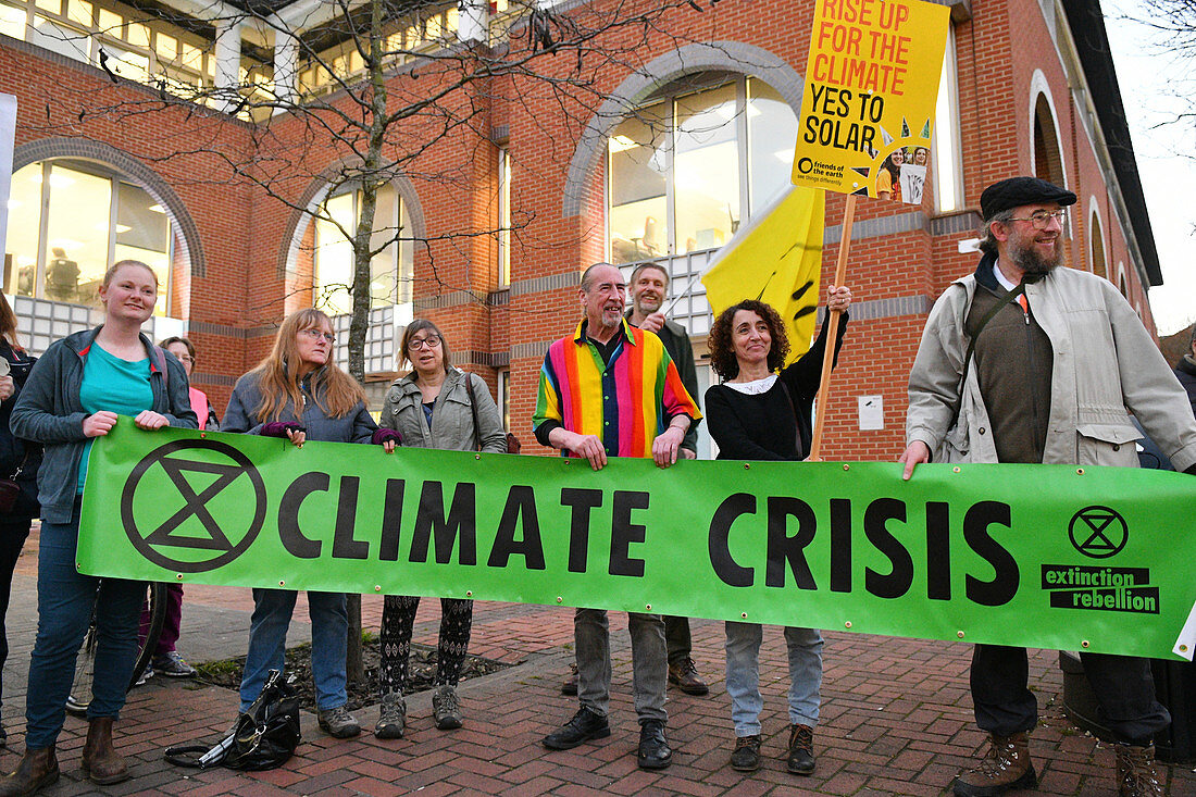 Climate Crisis protest, Reading, UK