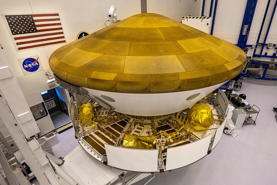 Mars 2020 payload preparing for launch